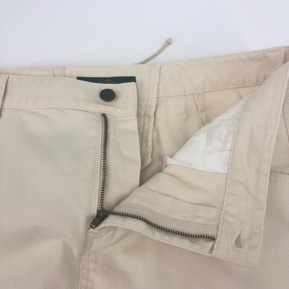 Lauren Ralph Lauren Vintage Off White Denim Skirt - Picture 3 of 10